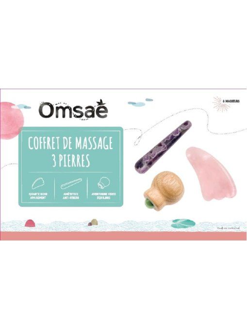 Coffret de massage 3 pierres